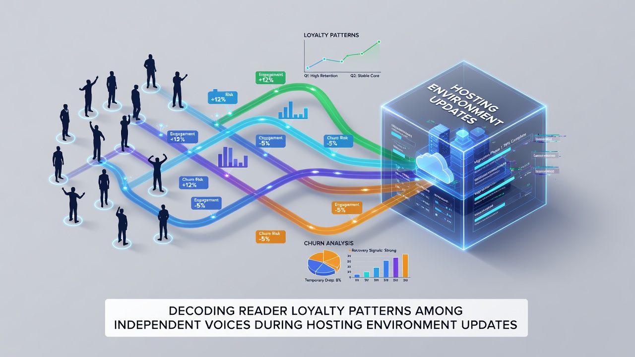Decoding Reader Loyalty Patterns Among Independent Voices During Hosting Environment Updates
